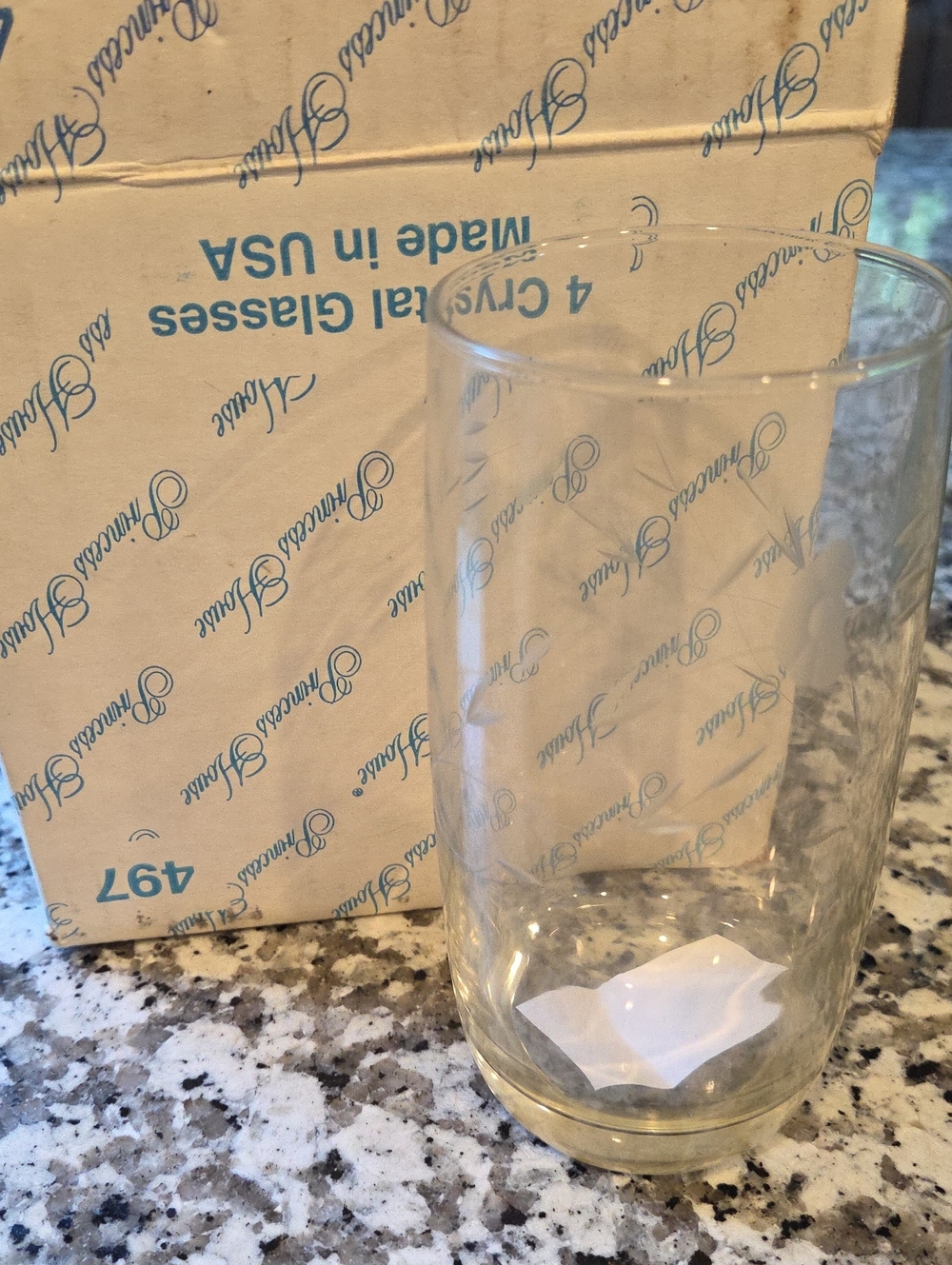Princess House Clear Glass Vase - Transparent